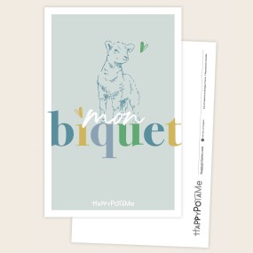 Carte Mon biquet - Happypotame