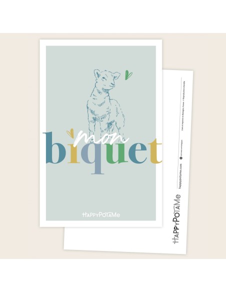 Carte Mon biquet - Happypotame