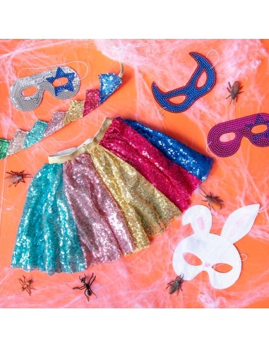 Tutu à sequins multicolores