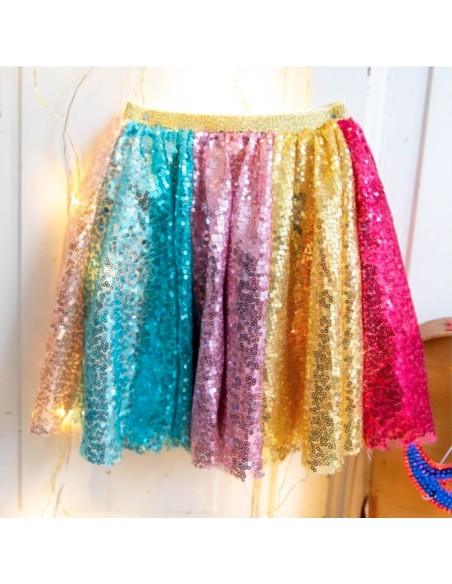 Tutu à sequins multicolores