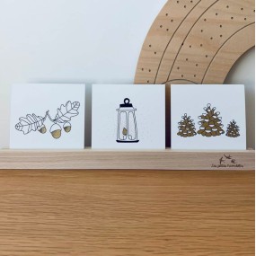 Carte Feuilles de chêne - Les Petites Hirondelles 2