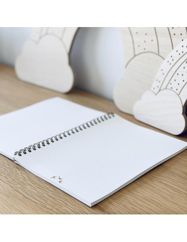 Carnet spirale La vie est belle - Les Petites Hirondelles