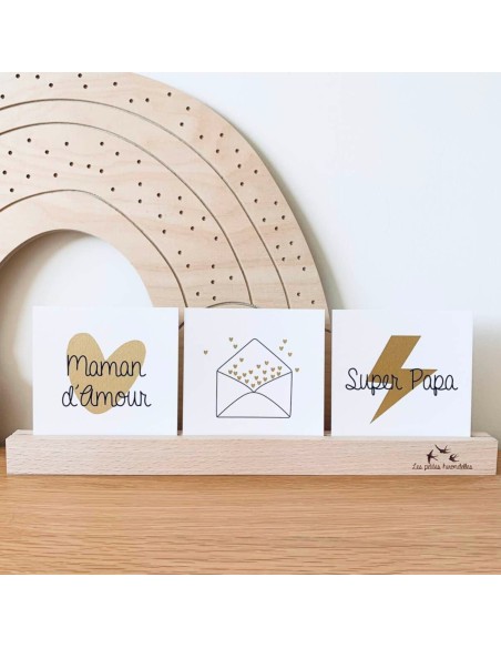 Carte Feuilles de chêne - Les Petites Hirondelles