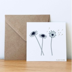 Carte Pissenlit - Les Petites Hirondelles