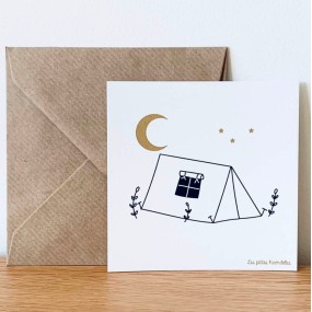 Carte Tente - Les Petites Hirondelles