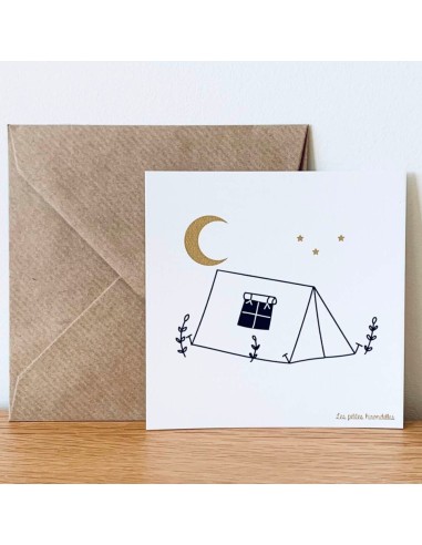 Carte Tente - Les Petites Hirondelles