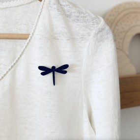Pin's libellule bleu - Les Petites Hirondelles