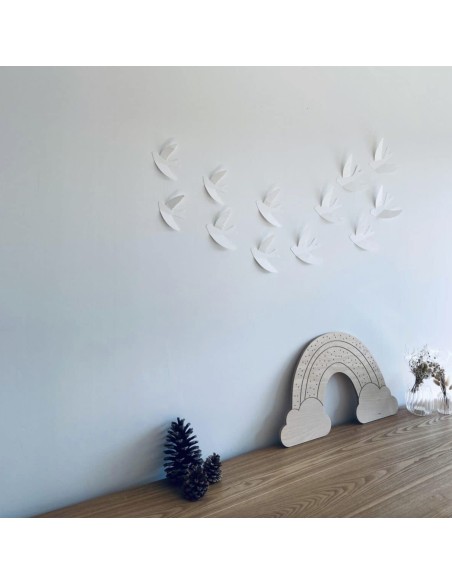 Hirondelles murales blanches - Les Petites Hirondelles