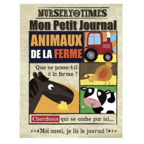 Livre d'éveil à froisser "Ferme" - Mon Petit Journal