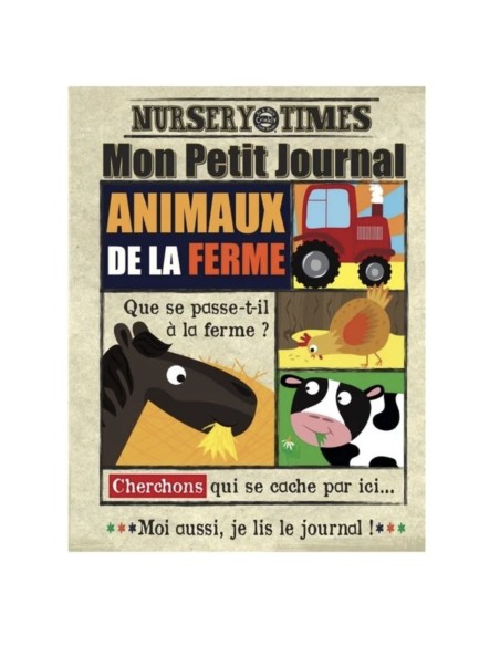 Livre d'éveil à froisser "Ferme" - Mon Petit Journal