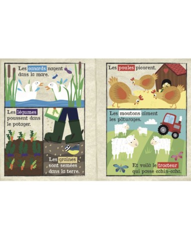 Livre d'éveil à froisser "Ferme" - Mon Petit Journal