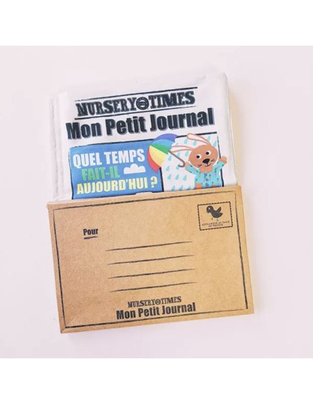 Livre d'éveil à froisser "La météo" - Mon Petit Journal