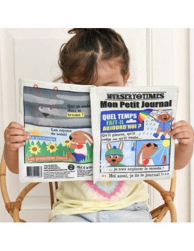 Livre d'éveil à froisser "La météo" - Mon Petit Journal