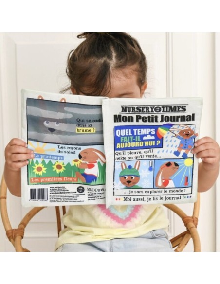 Livre d'éveil à froisser "La météo" - Mon Petit Journal