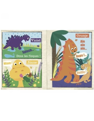 Livre d'éveil à froisser " Les dinosaures " - Mon Petit Journal