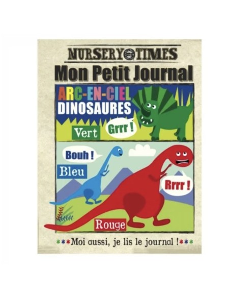 Livre d'éveil à froisser " Les dinosaures " - Mon Petit Journal