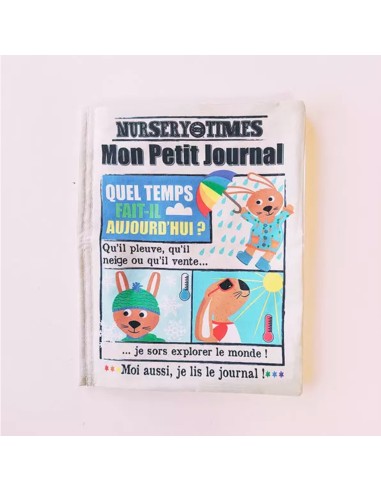 Livre d'éveil à froisser "La météo" - Mon Petit Journal