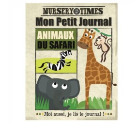 Livre d'éveil à froisser " Safari " - Mon Petit Journal