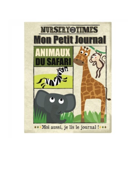 Livre d'éveil à froisser " Safari " - Mon Petit Journal
