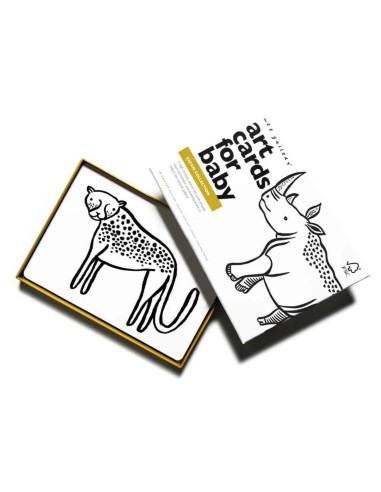 Cartes noir et blanc Safari - Wee Gallery