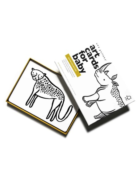 Cartes noir et blanc Safari - Wee Gallery