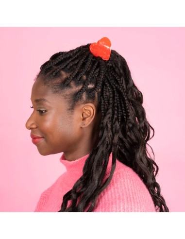 Pince à cheveux Coeur rouge- Coucou Suzette