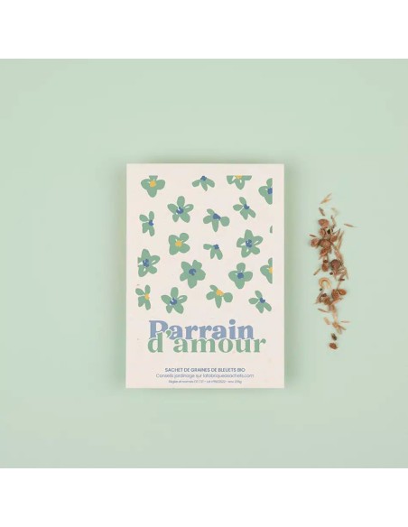 Graines à planter "Parrain d'amour" - La Fabrique à Sachets