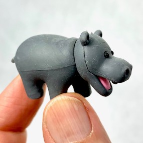 Gomme japonaise "Hippopotame" - Iwako