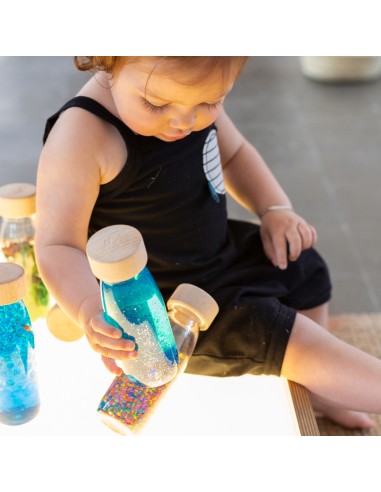 Bouteille sensorielle float Blue - Petit Boum