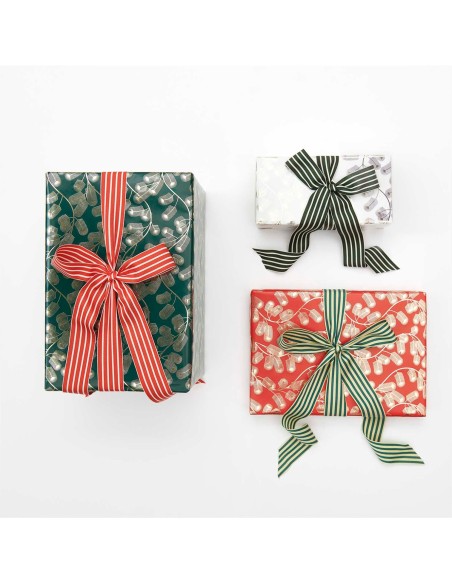 Papier cadeau Branche Sapin Blanc - Rico Design