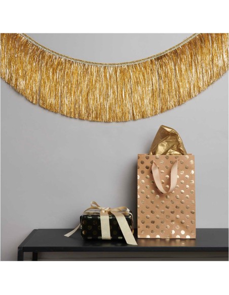 Guirlande franges dorées - Rico Design