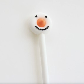 Stylo Bonhomme de Neige - Yuko B
