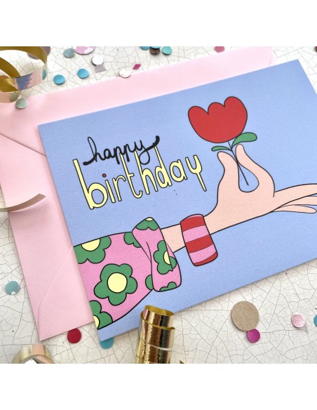 Carte postale Happy Birthday - Mariisore