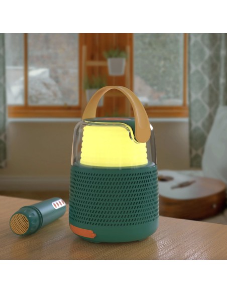 Enceinte et Karaoké Turquoise - Mobility On Board