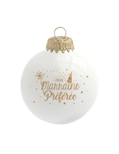 Boule de Noël Ma Marraine Préférée - Baubels