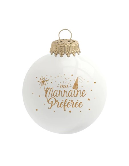 Boule de Noël Ma Marraine Préférée - Baubels