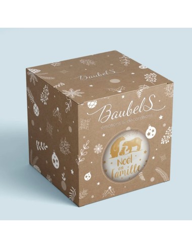 Boule de Noël La vie est belle en famille - Baubels