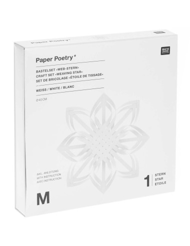 Etoile blanche à fabriquer - Rico Design