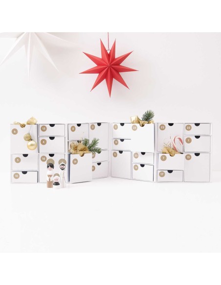 Calendrier de l'avent "Armoire" 24 tiroirs - Rico Design