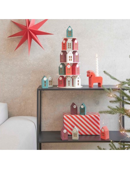 Calendrier de l'Avent Maisons en bois - Rico Design