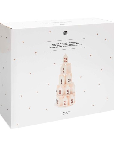 Calendrier de l'Avent Maisons en bois - Rico Design