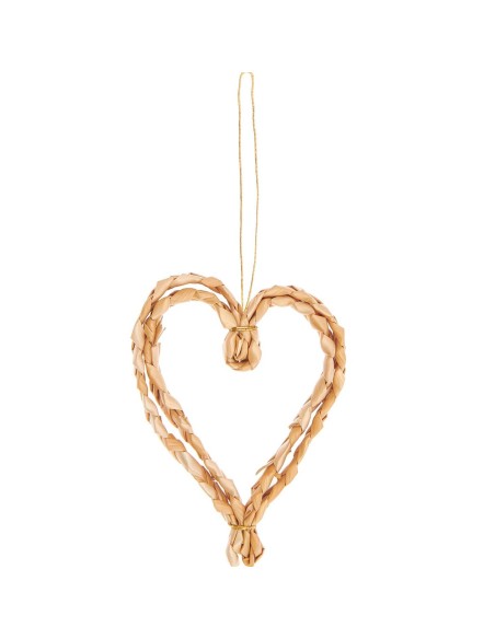 4 décorations coeurs en paille - Rico Design