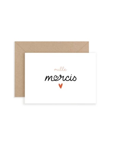 Carte Mille Mercis - My Lovely Thing