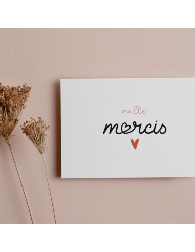 Carte Mille Mercis - My Lovely Thing