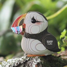 Eugy puzzle Macareux 3D en carton