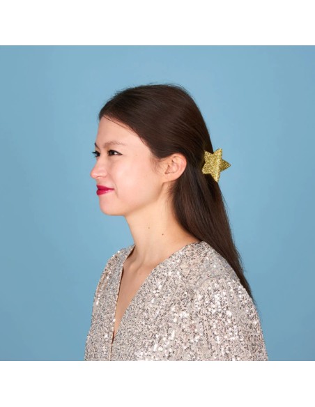 Pince à cheveux étoile dorée - Coucou Suzette