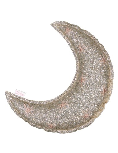 Lune pailletée dorée - Luciole et Petit Pois