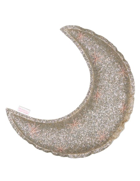 Lune pailletée dorée - Luciole et Petit Pois