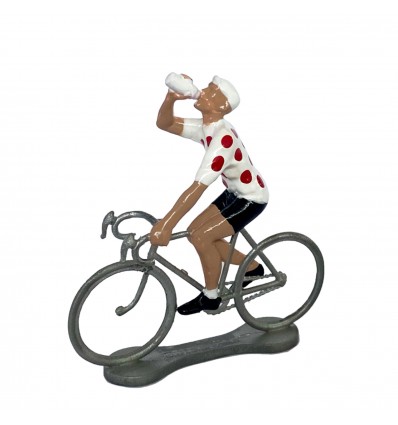 Figurine cycliste assoiffé meilleur grimpeur - Bernard & Eddy