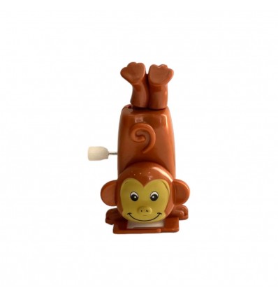 Singe marchant sur la tête à remonter